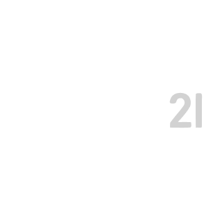 Schwarzer Hintergrund mit dem Schriftzug „DOKOM21“ in Großbuchstaben, wobei „DOKOM“ in Weiß und „21“ in Hellgrau dargestellt ist.
